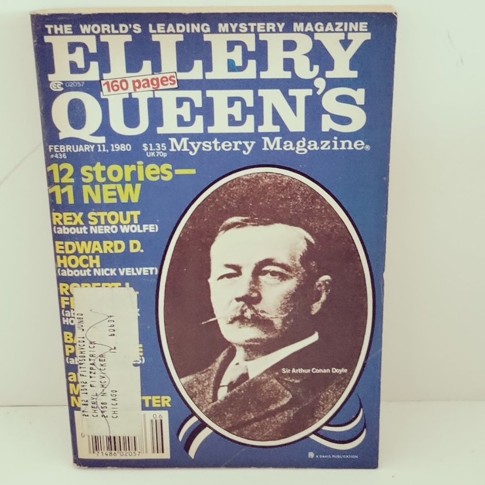 Ellery Queens Mystery Magazine February 11, 1980 Paperback Book